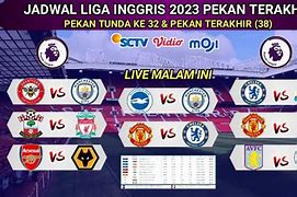 Jadual Epl Malam Ini