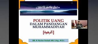 Politik Uang Dalam Perspektif Islam